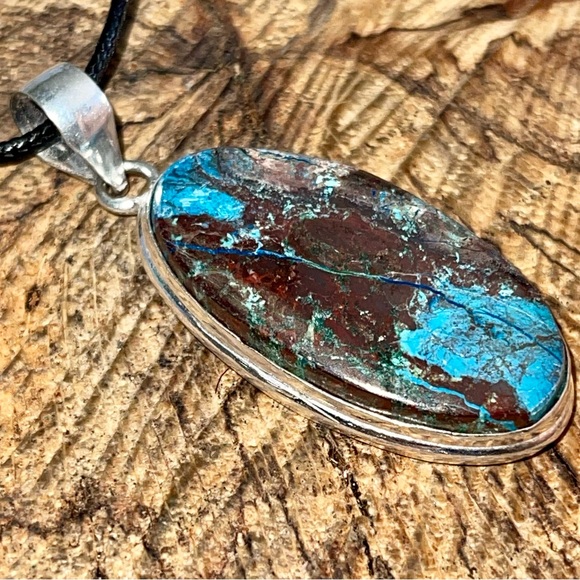 “Strengthening Stone” Turquoise Pendant 2” - Picture 10 of 17
